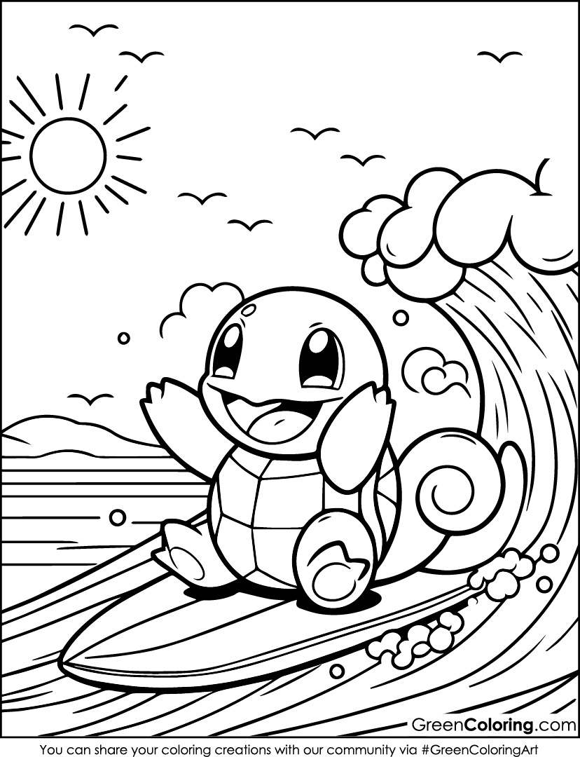 Pokemon Printable Coloring Pages