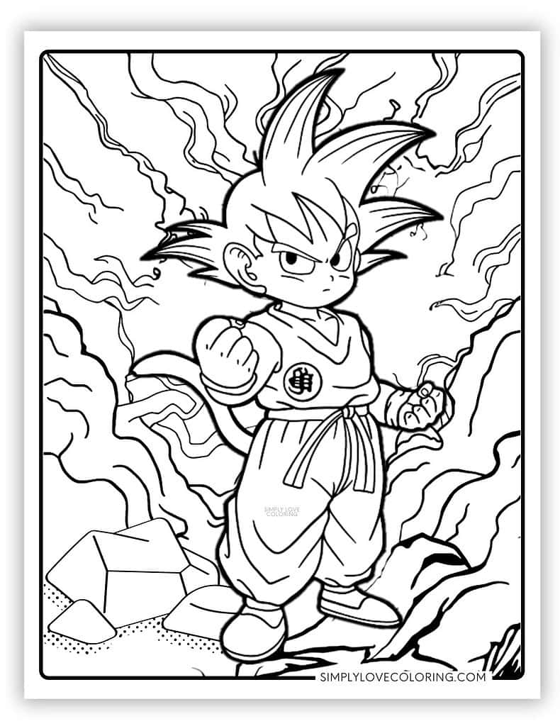 Dragon Ball Z Coloring Pages