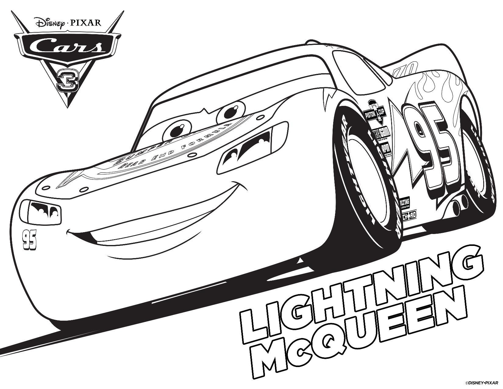 Cars Movie Coloring Pages