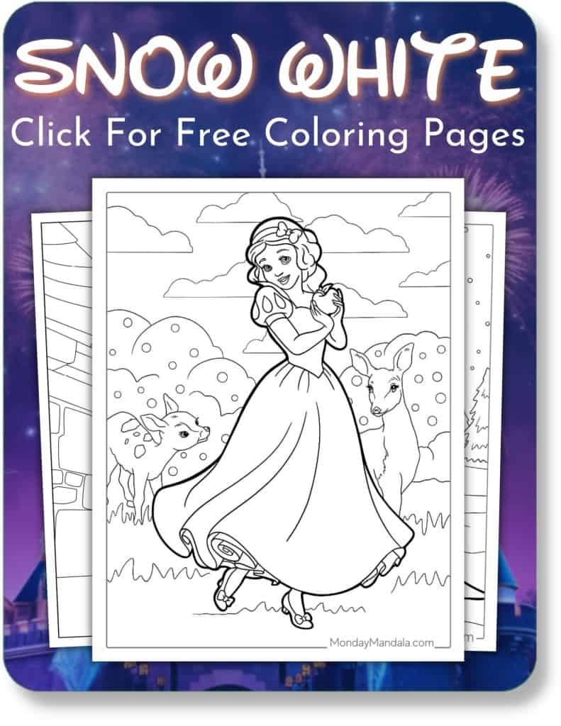 500 Disney Coloring Pages Free PDF Printables 