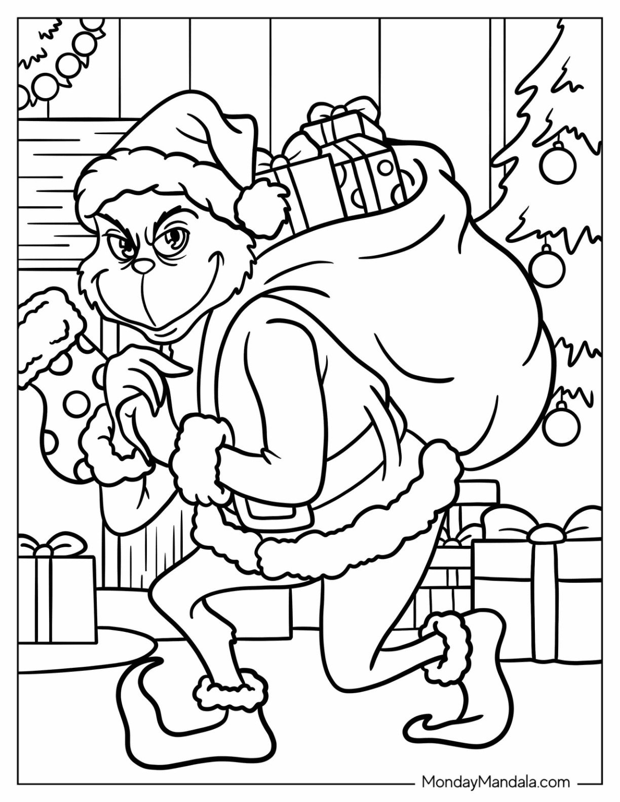 Coloring Pages Of Grinch