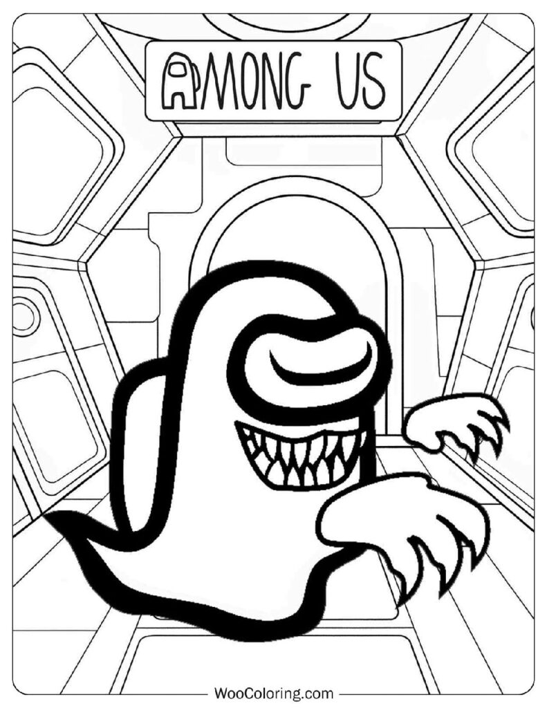 among us coloring pages