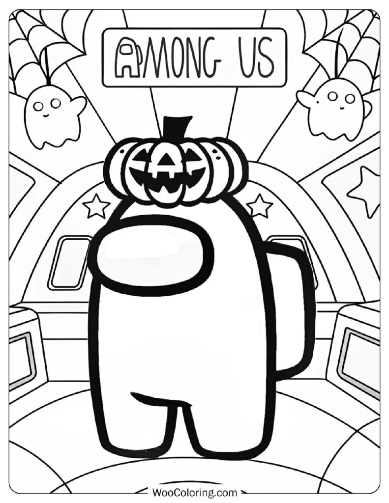 Among Us Coloring Page