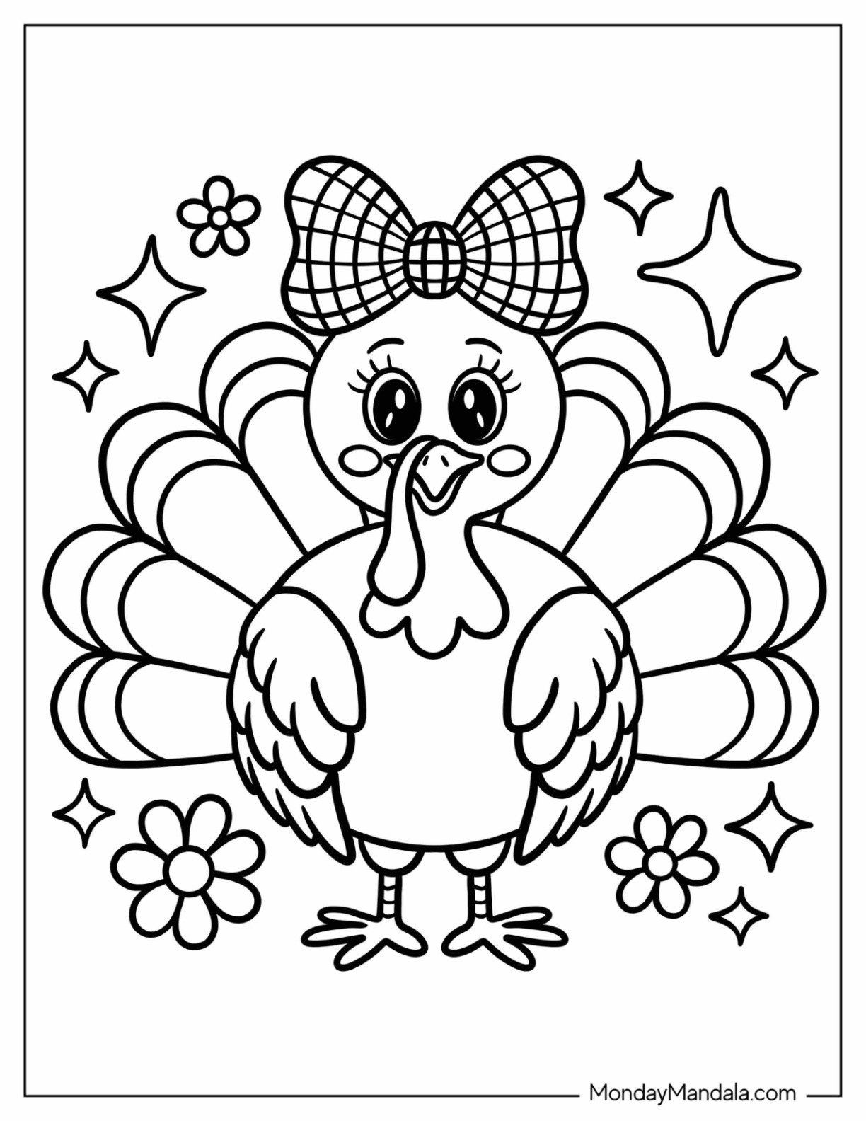 turkey coloring pages to print