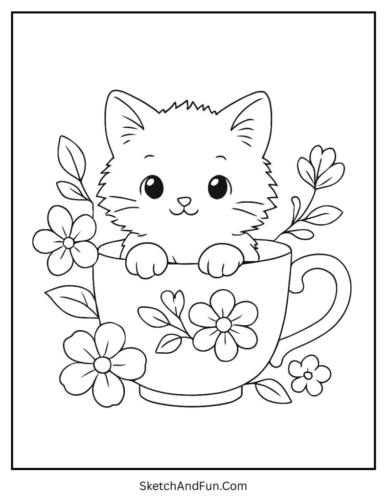 free coloring pages of cats free coloring pages of cats