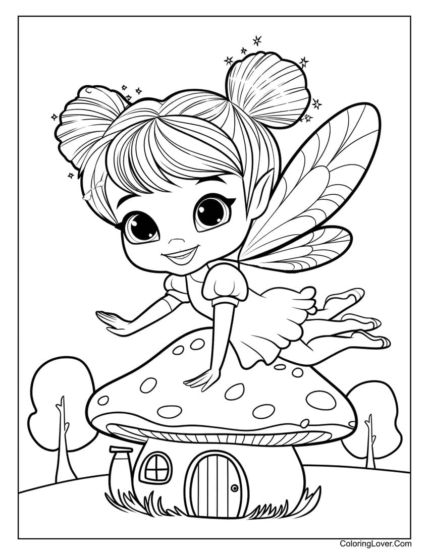 55 Fairy Coloring Pages Free Printables For All Ages 