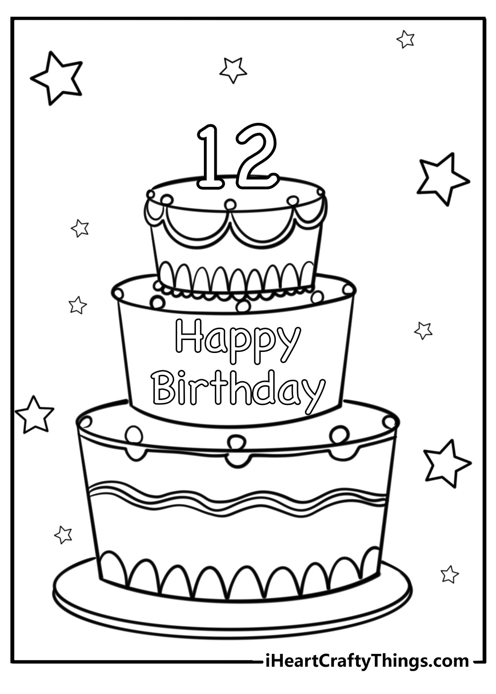 56 Happy Birthday Coloring Pages Cards 100 Free 
