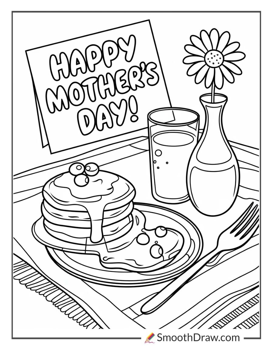 happy mothers day coloring