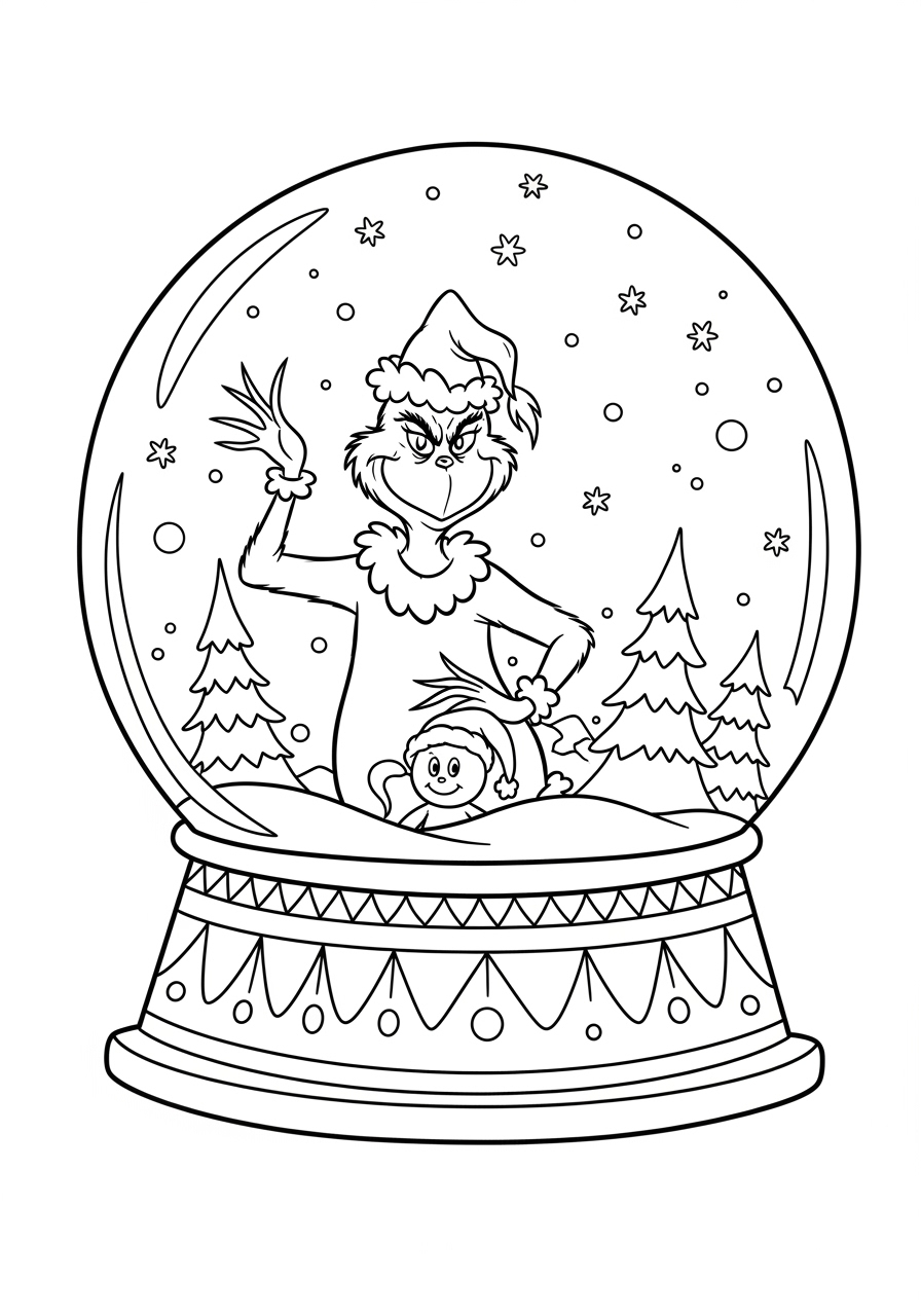 the grinch coloring pages
