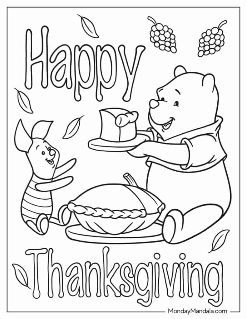 87 Thanksgiving Coloring Pages Free PDF Printables 