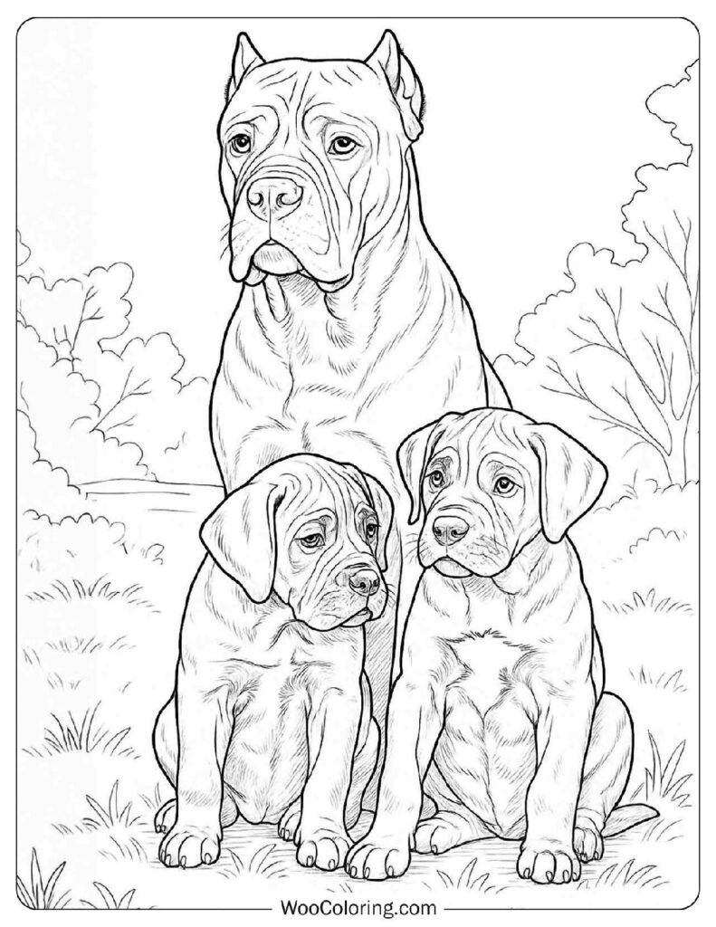 Printable Dog Coloring Pages
