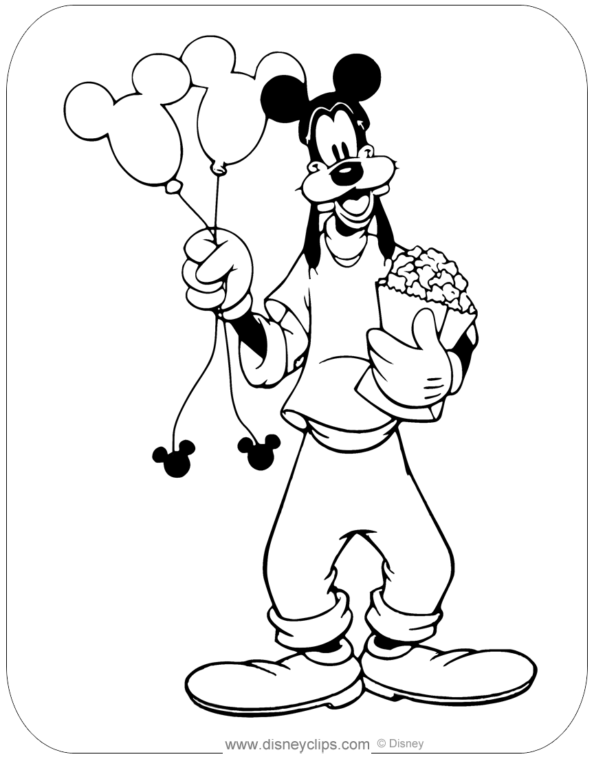 95 Free Printable Goofy Coloring Pages Disneyclips