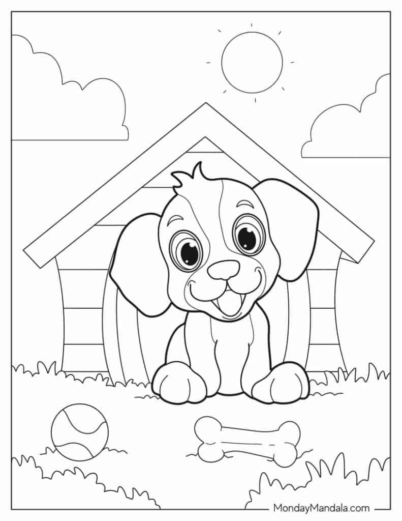 Dog Coloring Pages Printable Free