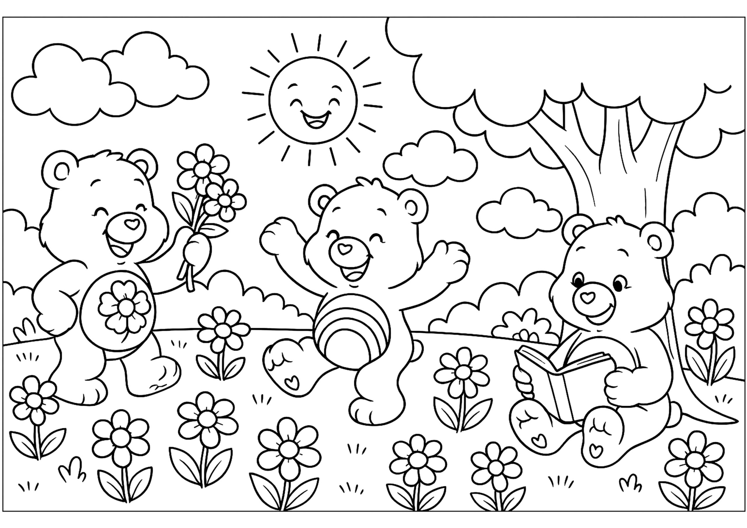 care bears coloring pages care bears coloring pages