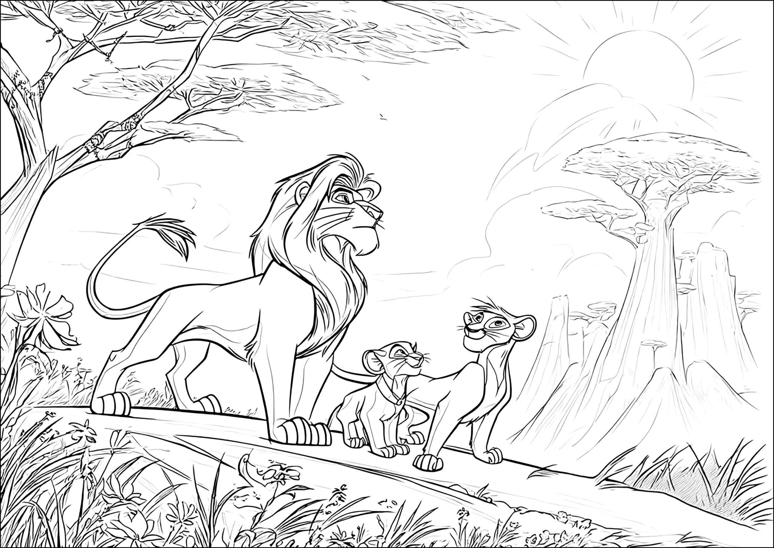 Lion King Coloring Pages
