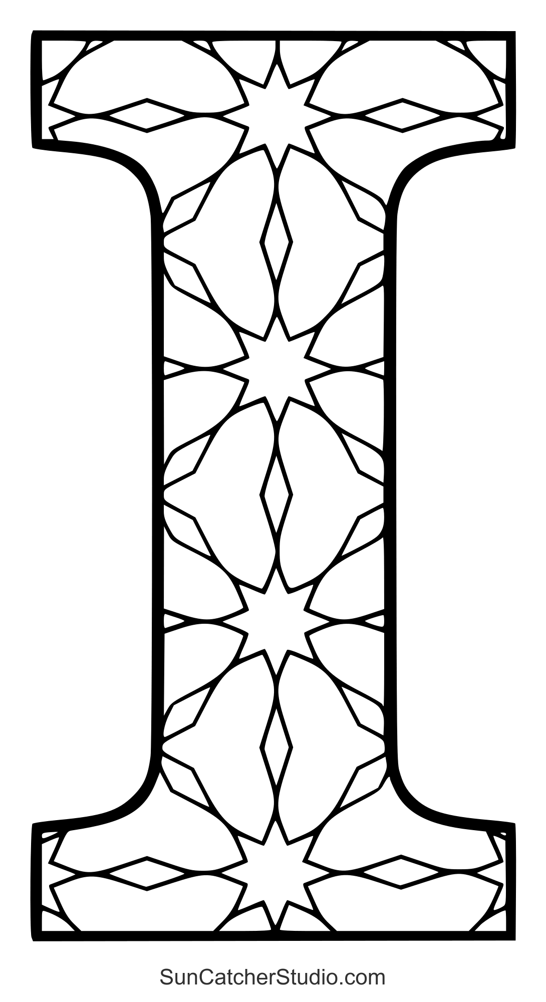 letter i coloring page