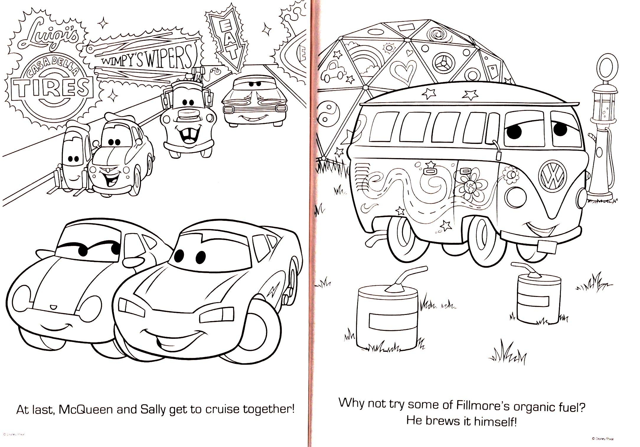 disney cars coloring sheets