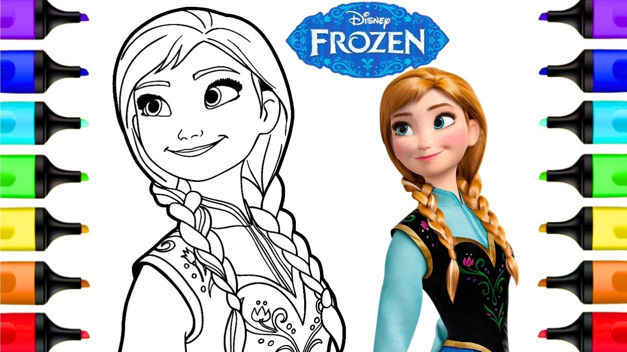 anna frozen coloring pages