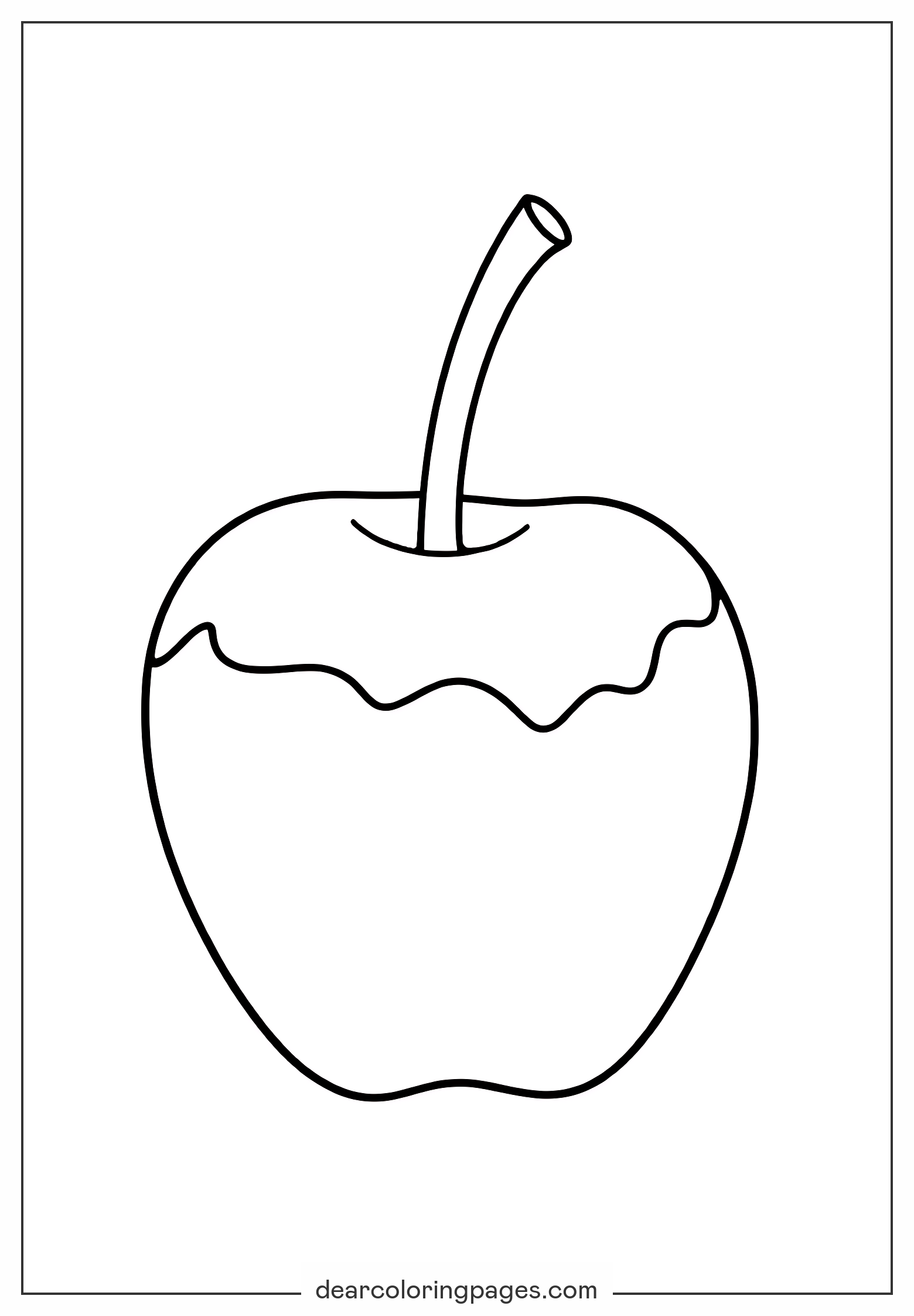 apple pictures to color