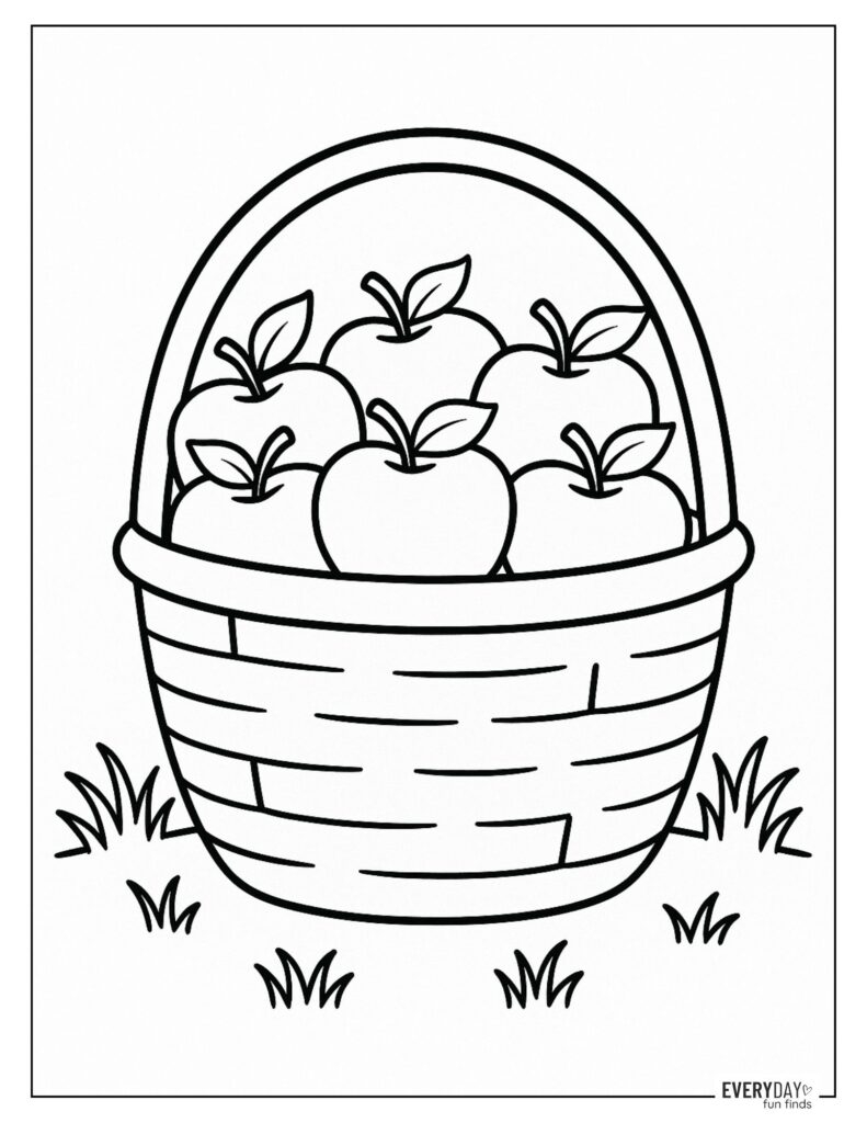 Apple Coloring Pages Free Printables