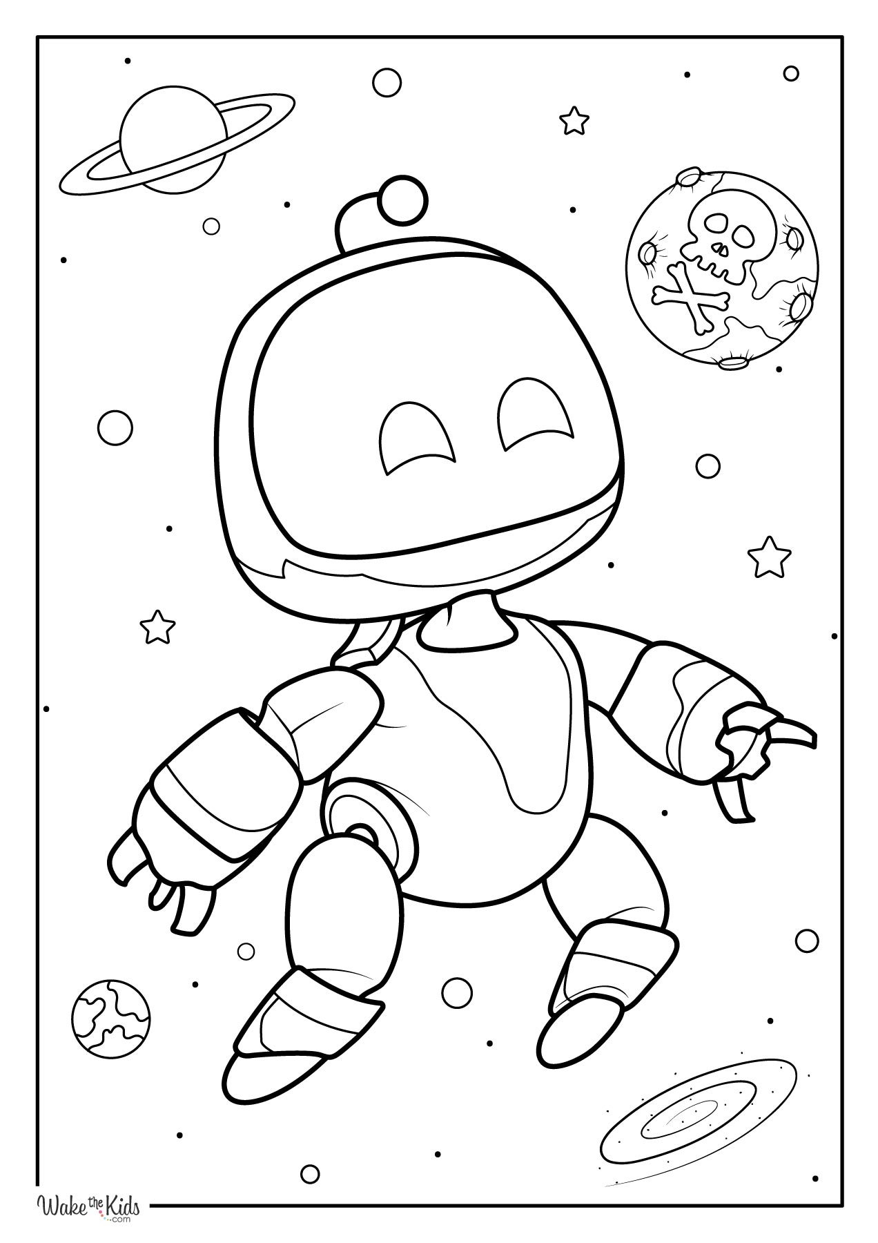 Astro Bot Coloring Pages