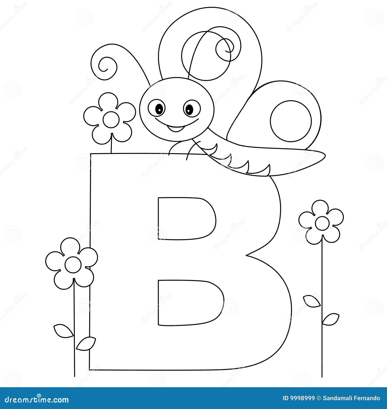 letter b coloring pages