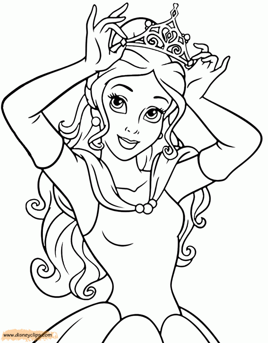 Beauty And The Beast Coloring Pages 3 Disneyclips