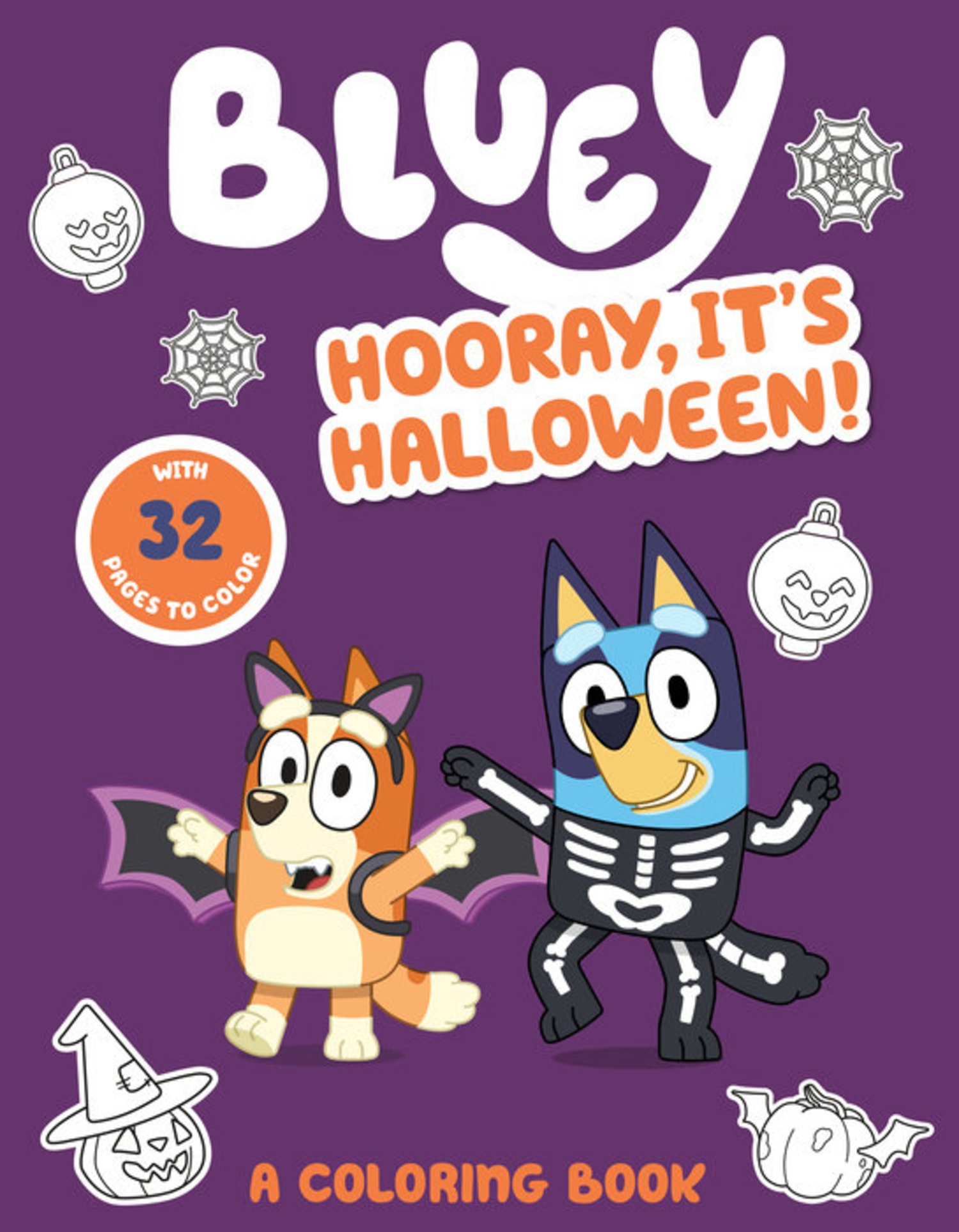 bluey halloween coloring pages