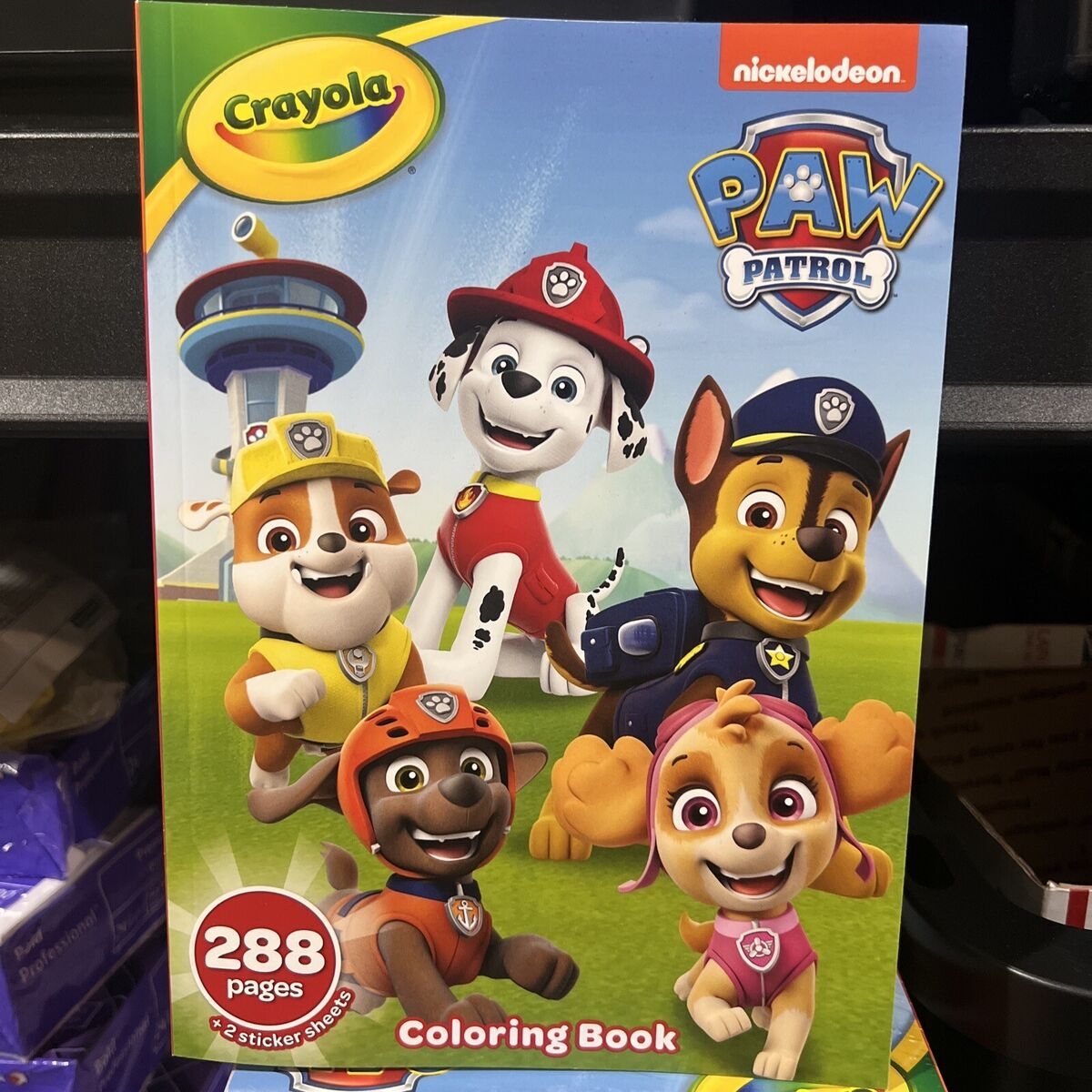 BRAND NEW Crayola Paw Patrol Coloring Book W Stickers 288 Pages Kids Gift EBay
