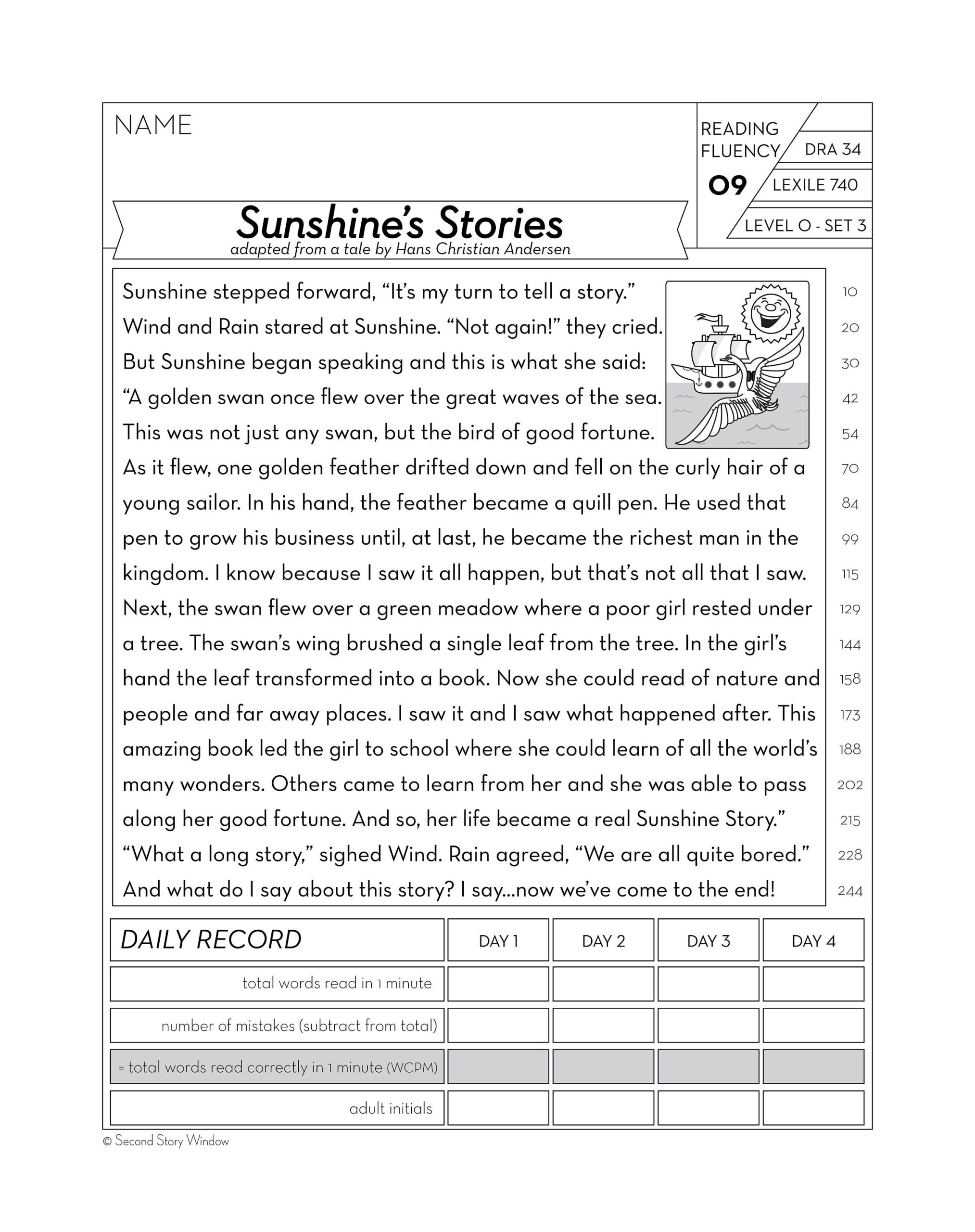 Buy 4th Grade Printable Fluency And Reading Comprehension Passages For Homework Or Homeschool Educational Activity Reading Practice Worksheets Online In India Etsy