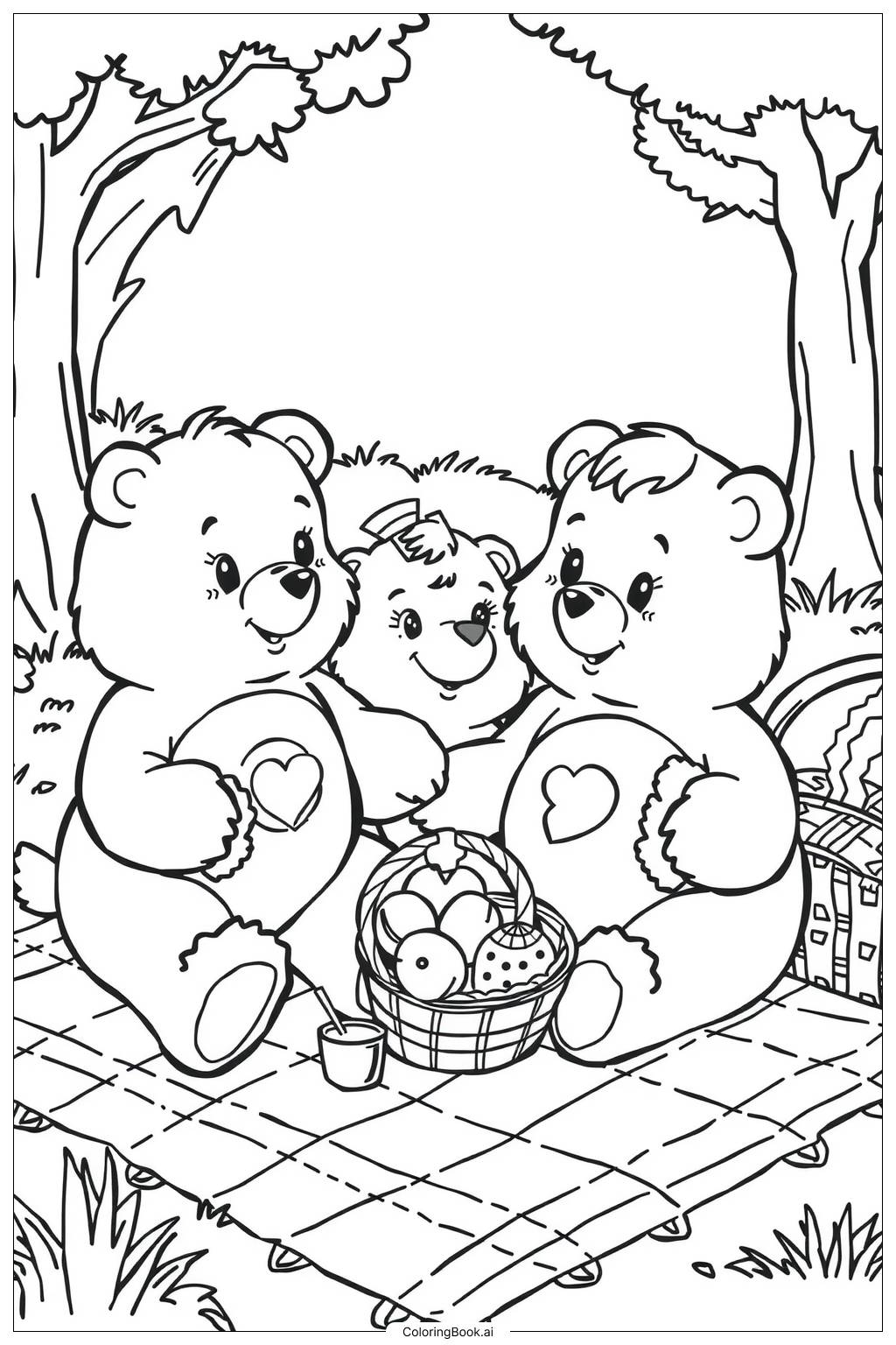 care bear coloring pages