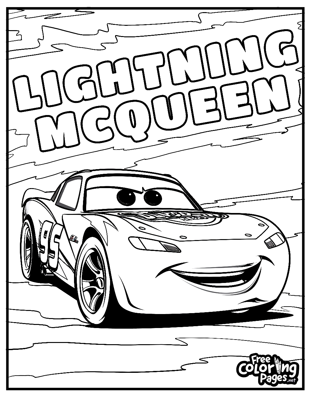 Cars Coloring Pages Free Coloring Pages