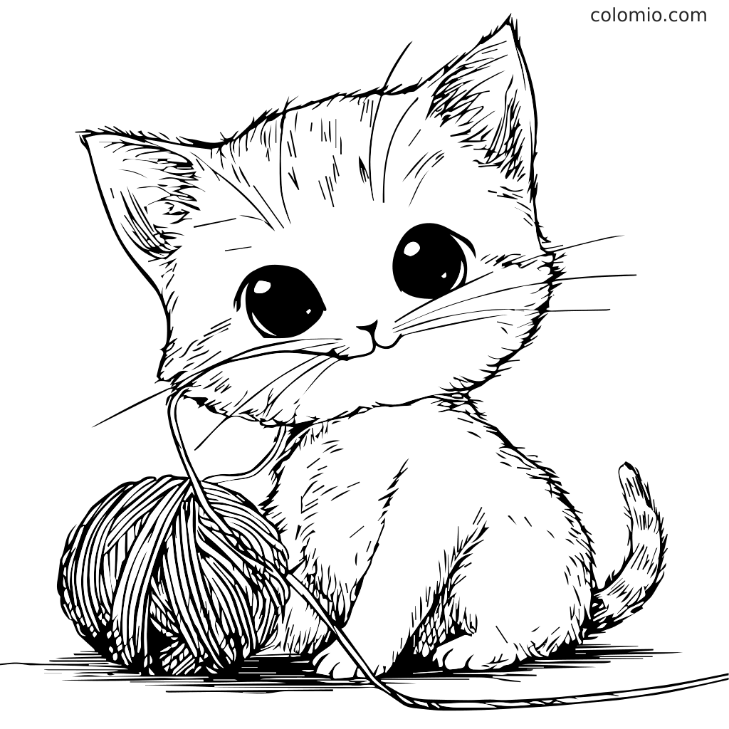 cute kitty coloring pages cute kitty coloring pages