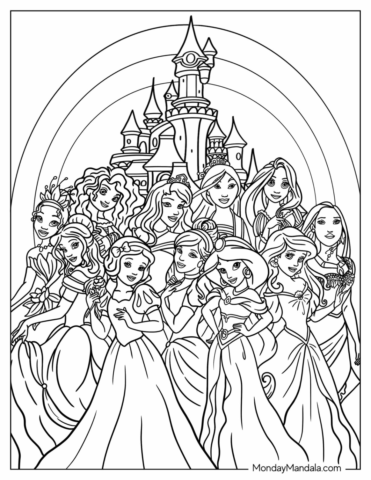 printable coloring pages princesses printable coloring pages princesses