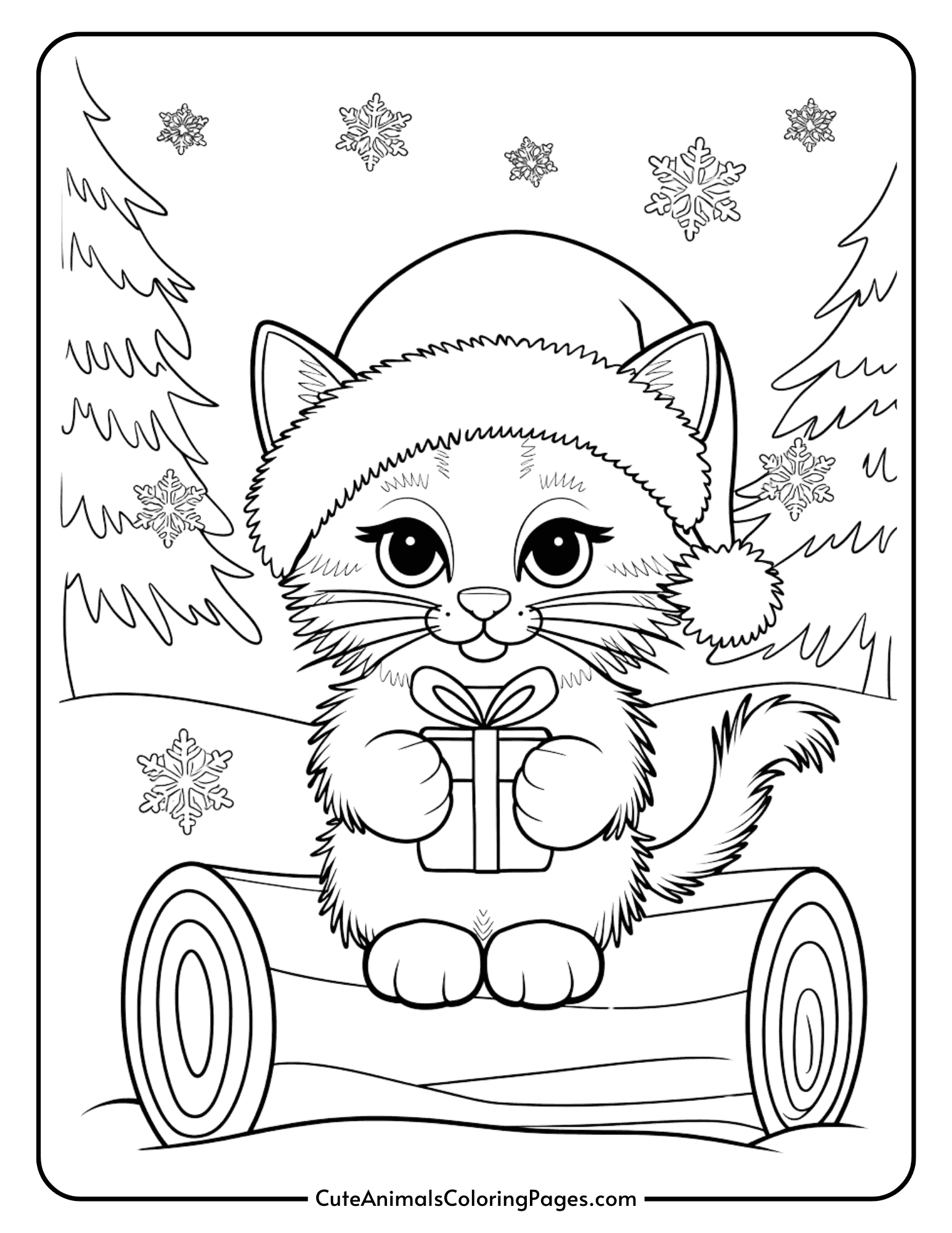 cat coloring pages to print