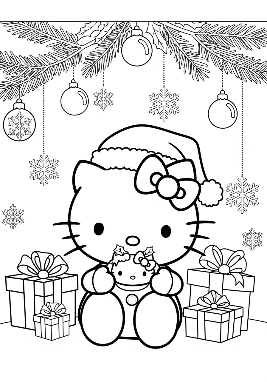 hello kitty images to color