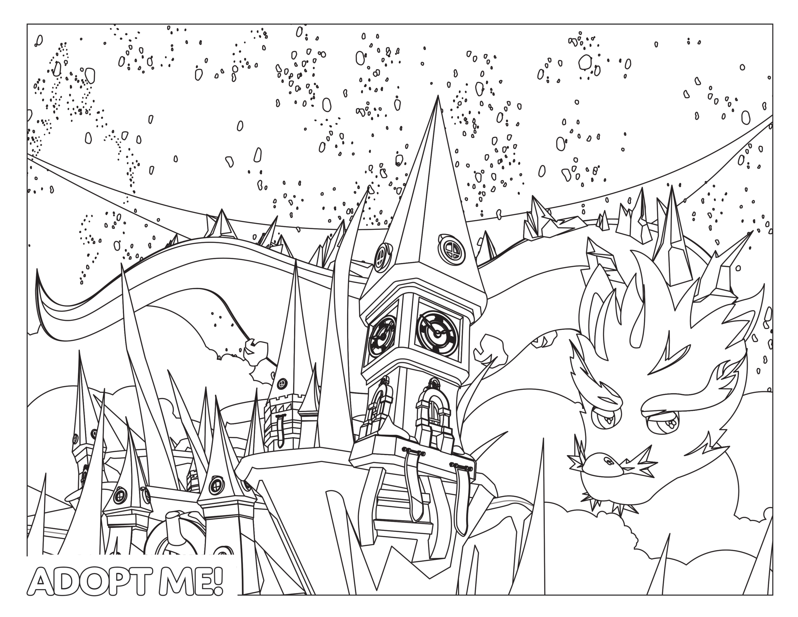  ColorAdoptMe Coloring Pages Adopt Me 