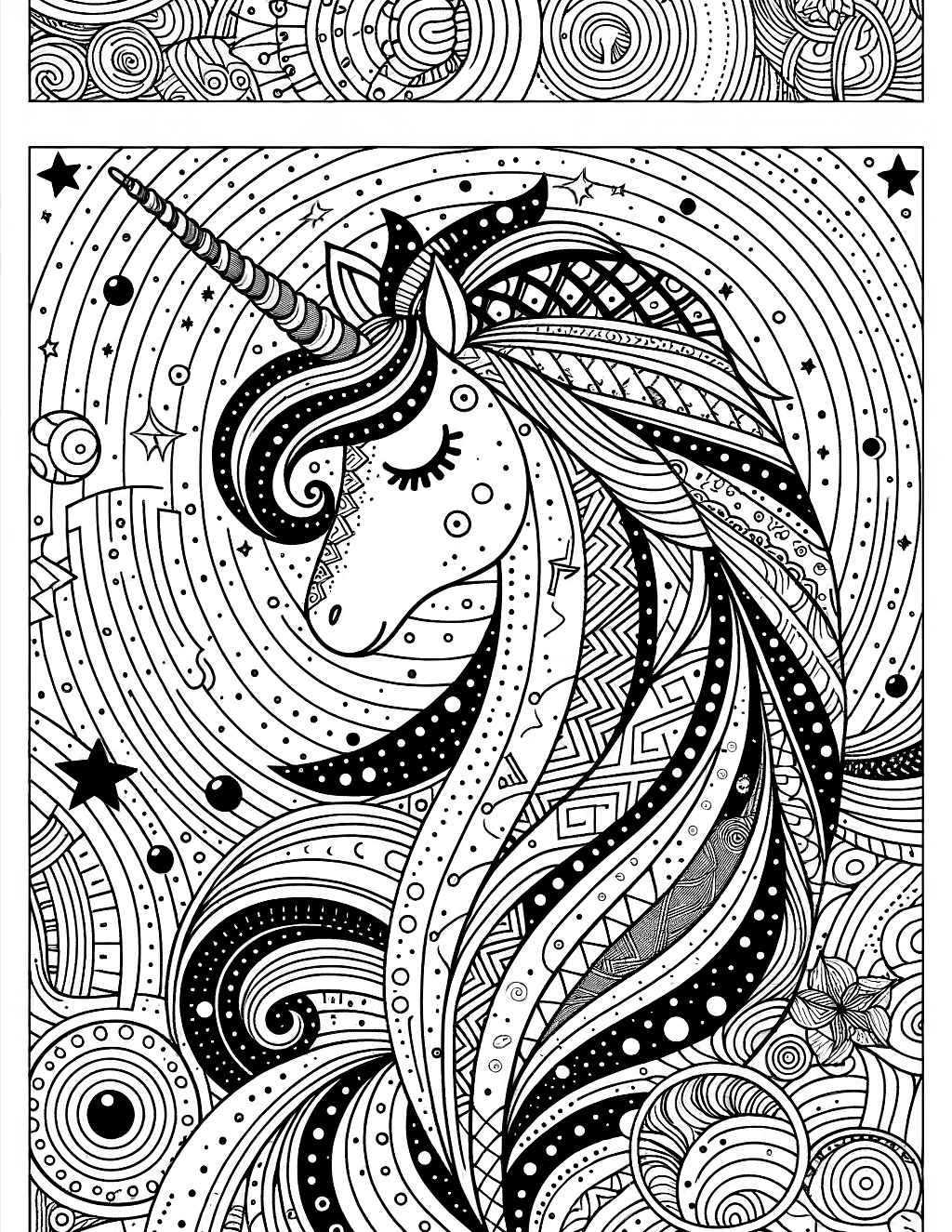 Unicorn Academy Coloring Pages