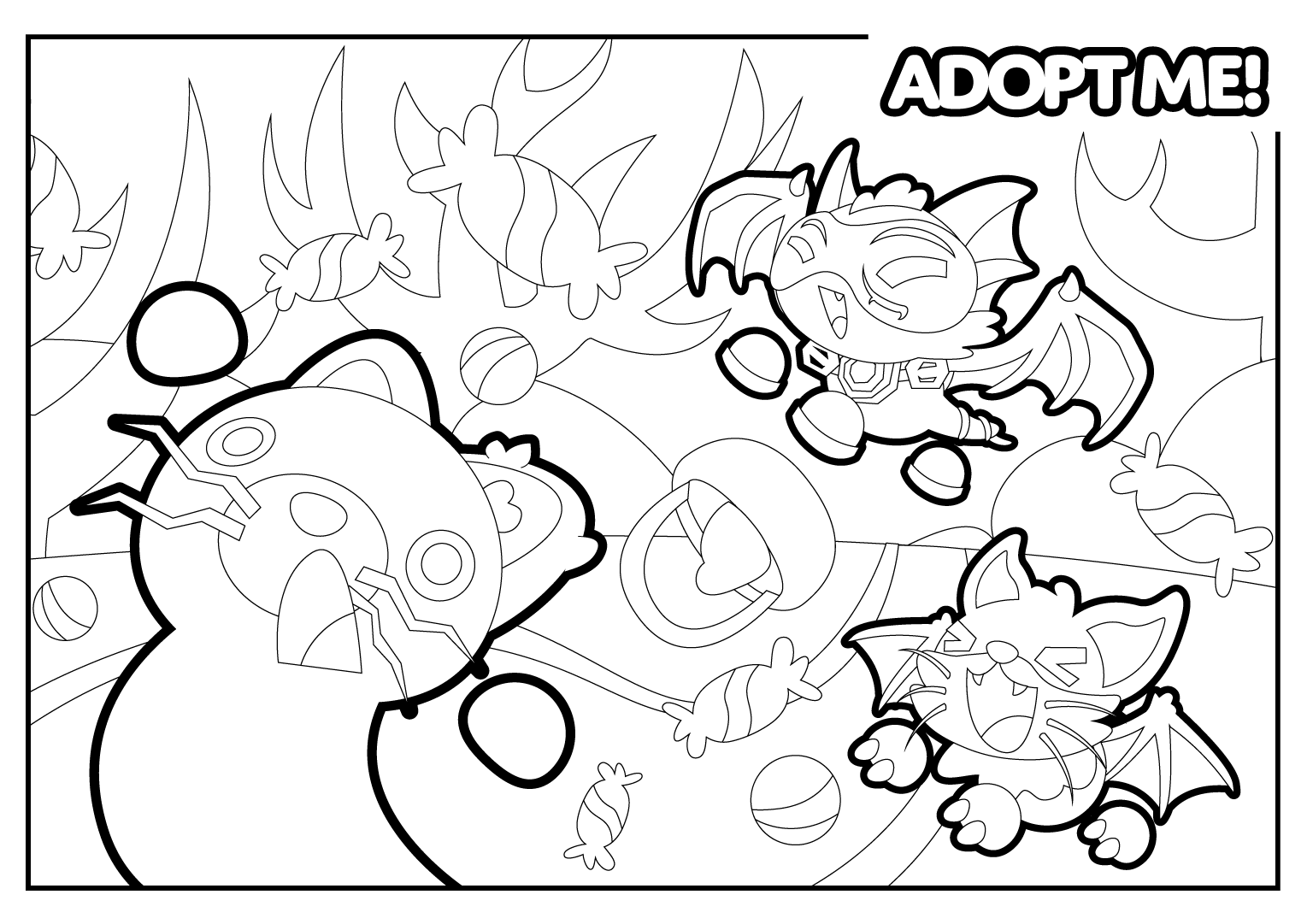 adopt me coloring pages