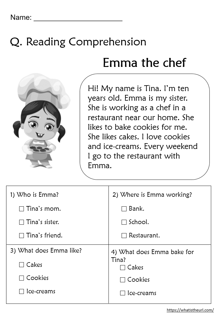 Comprehensions For Grade 2 ages 6 8 Worksheets Lets Share Worksheets Library