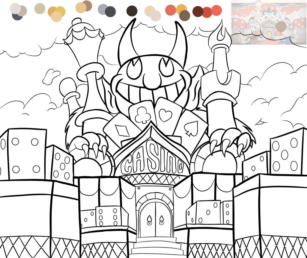Cuphead Devil s Casino Background REDO Cuphead Official Amino