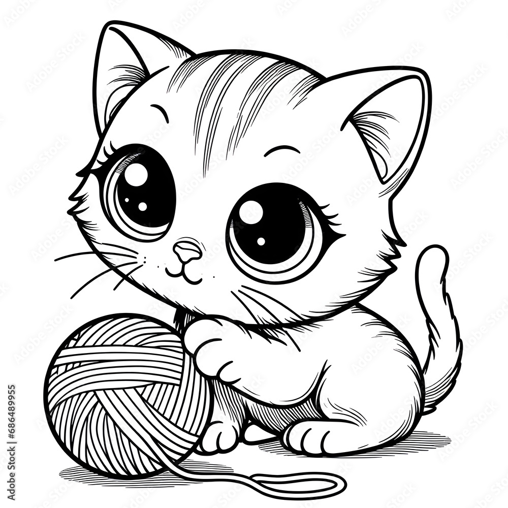 Cute Coloring Cat 58 Thousand Cat Coloring Book Royalty Free Images Stock Photos Cute Coloring Cat 58 Thousand Cat Coloring Book Royalty Free Images Stock Photos