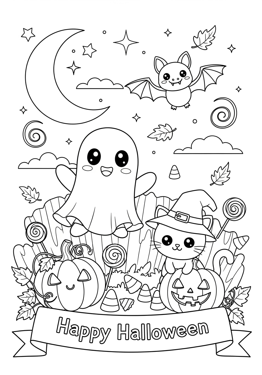 Halloween Pictures To Color
