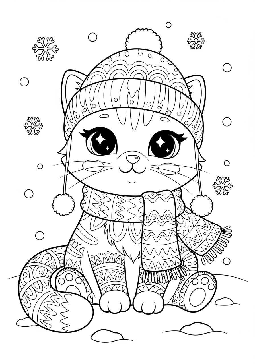 Printable Coloring Pages Of Cats