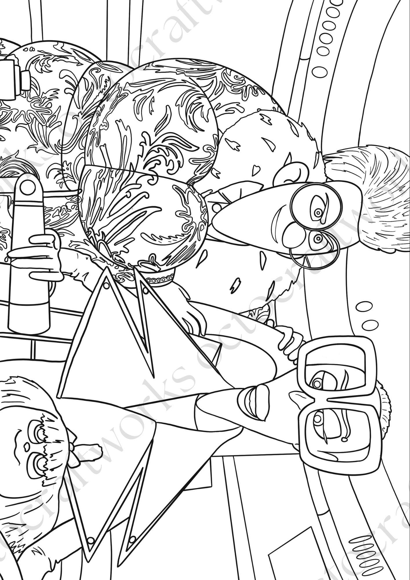 Despicable Me 4 Coloring Pages Kids Coloring Pages Kids Activity Sheets Printable A4 Preschool Toddler Coloring Etsy