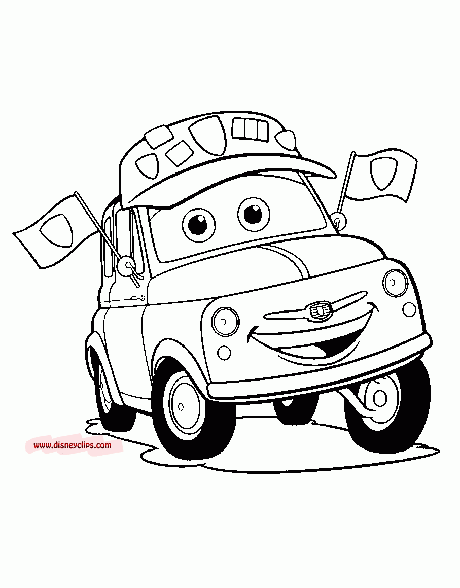 Disney Pixar s Cars Coloring Pages Disneyclips