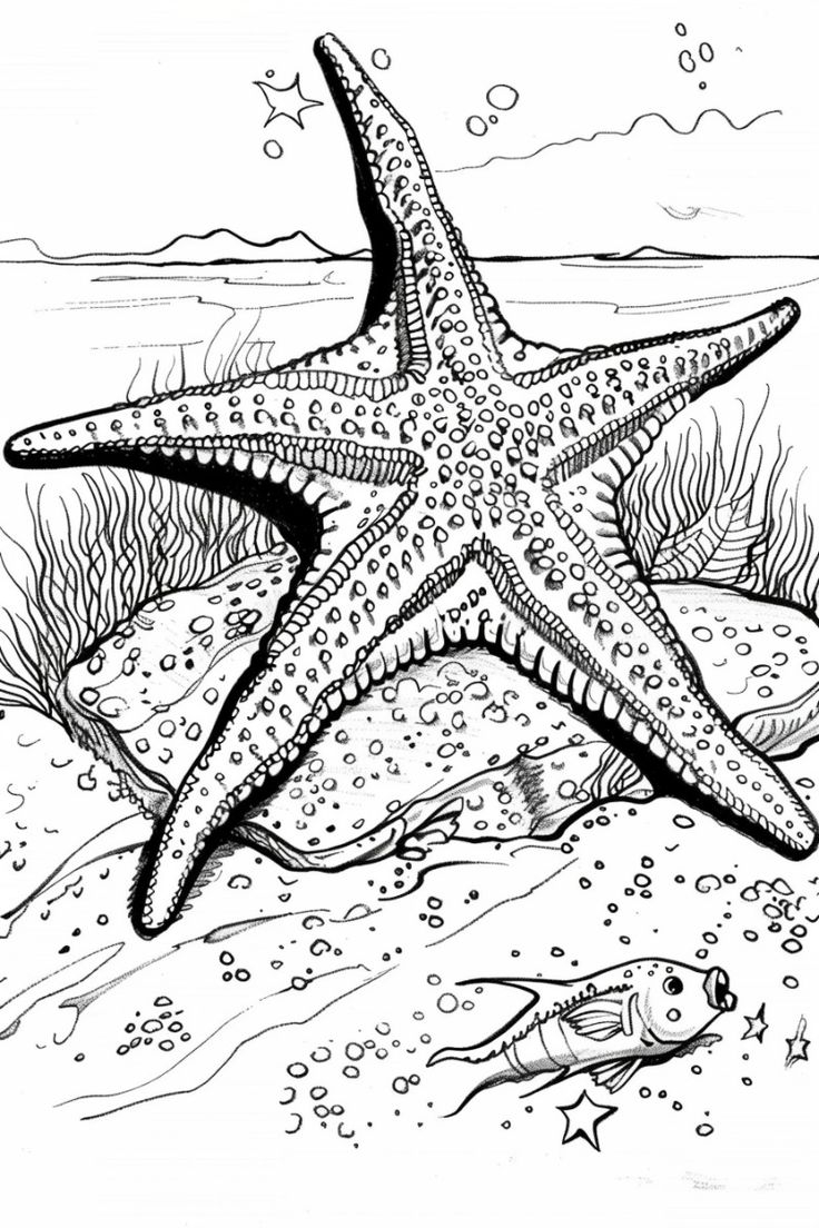 Dive Into Creativity With Printable Starfish Coloring Pages For Kids Dive Into Creativity With Printable Starfish Coloring Pages For Kids