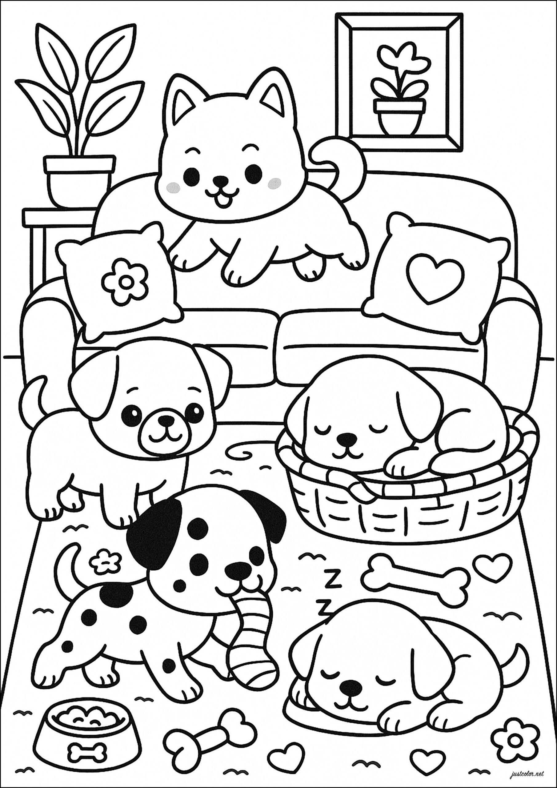 dog and cat coloring pages dog and cat coloring pages