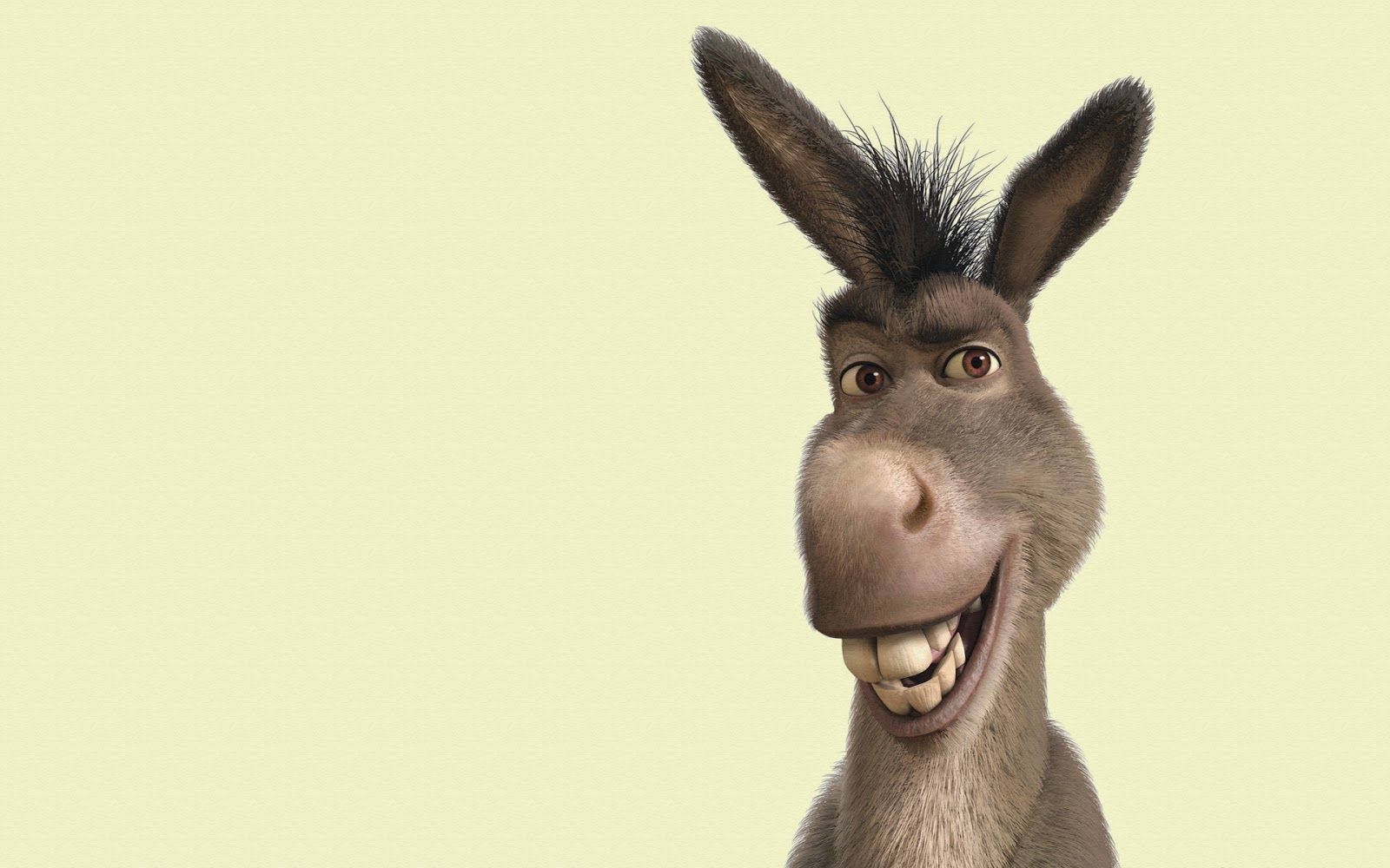 Download Shrek Funny Smiling Donkey Wallpaper Wallpapers