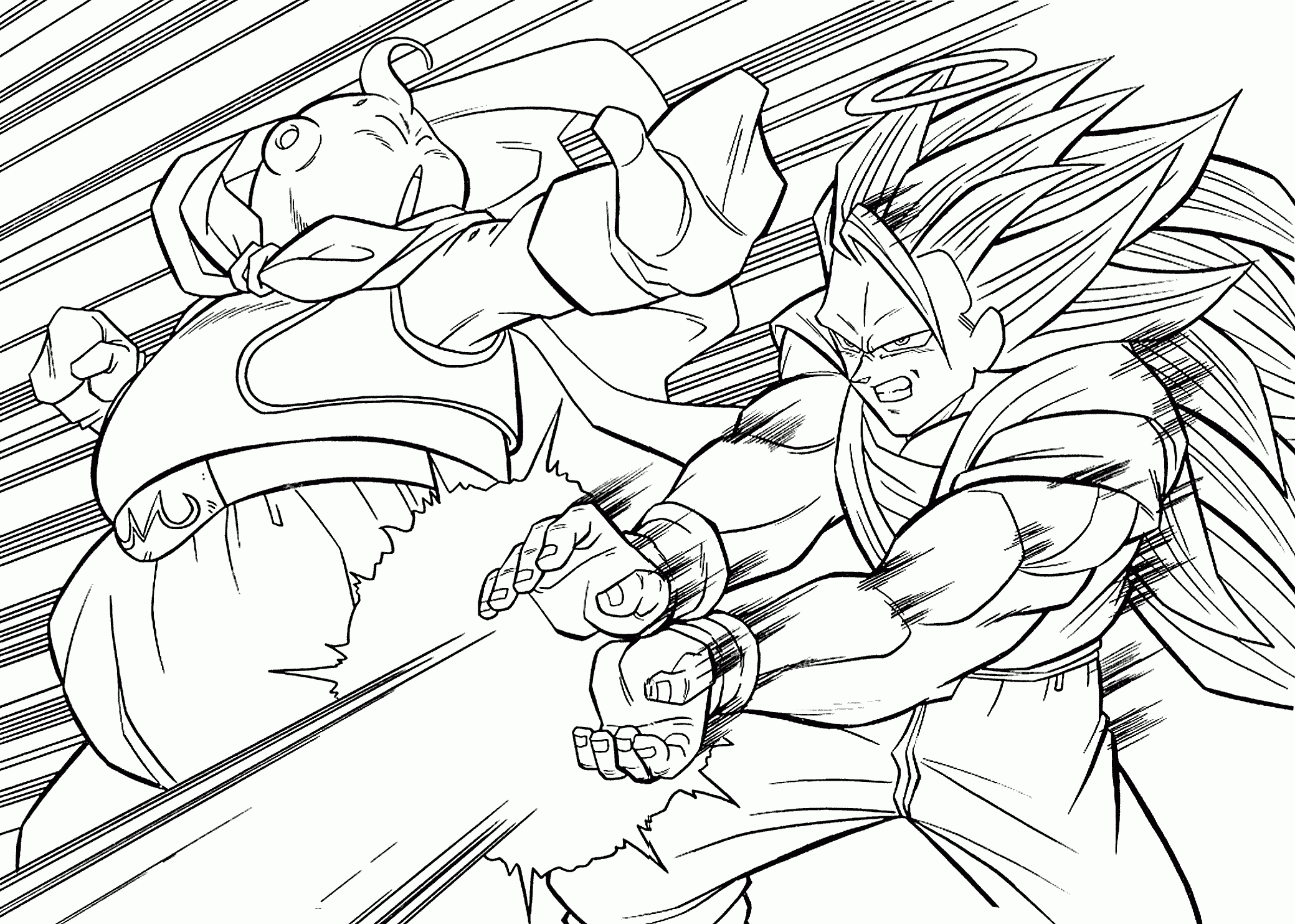 dragon ball coloring sheets